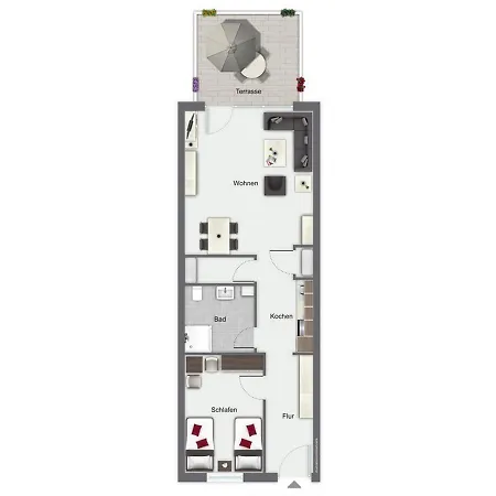 Papillon 02-3 شقة بولتينهاجين